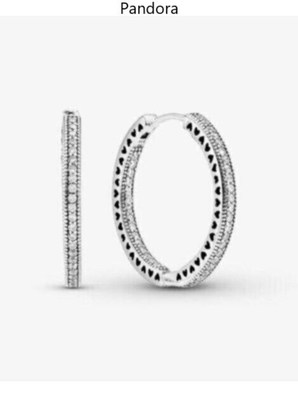 Pandora Hearts Of Pandora Hoop Earrings